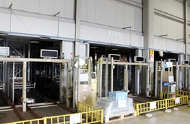 現在NAS鎌倉工場で稼働中の立体自動倉庫