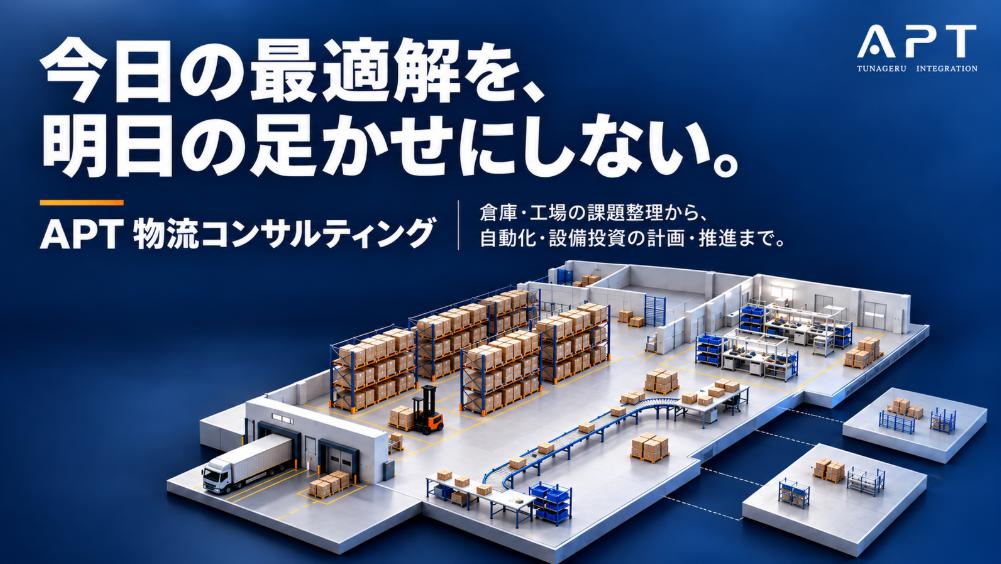 物流コンサルティングサービス　― 課題整理から物流センター構築・自動化・DXまで ―